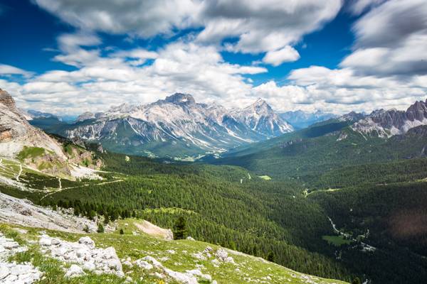 Dolomites around the Cortina d'Ampezzo
