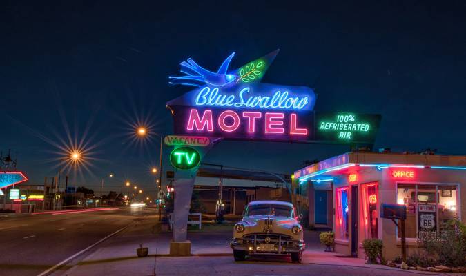 Blue Swallow Motel on Rt. 66