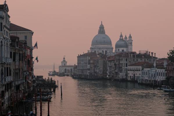 Sunrise from the Accademia Bridge