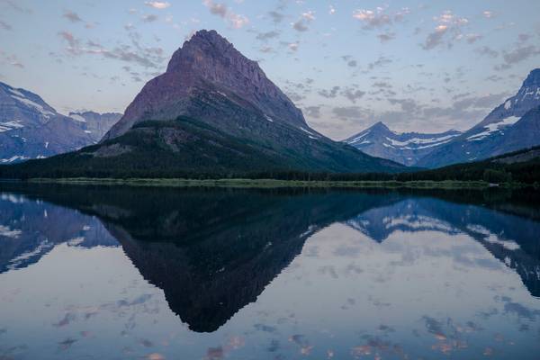 Swiftcurrent Lake, first light