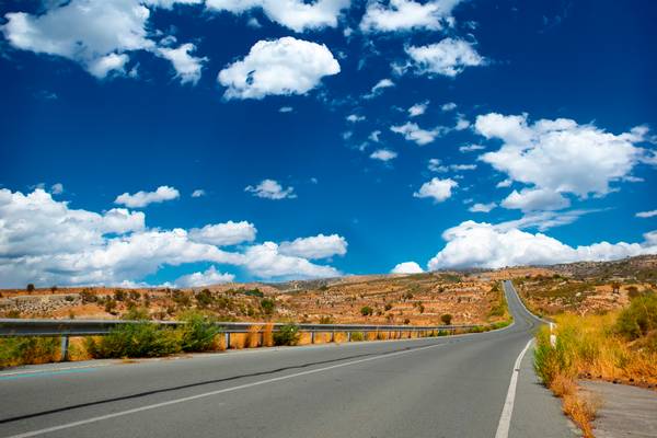 Road to theThe Village of Vouni - Cyprus.