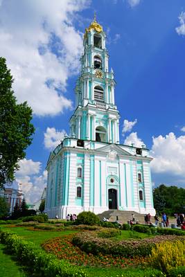 Belfry of Trinity Lavra, Sergiyev Posad, Russia