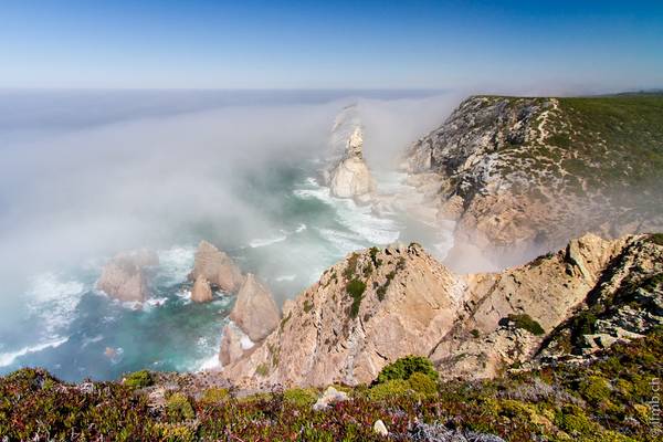 summer mist at Praia da Ursa