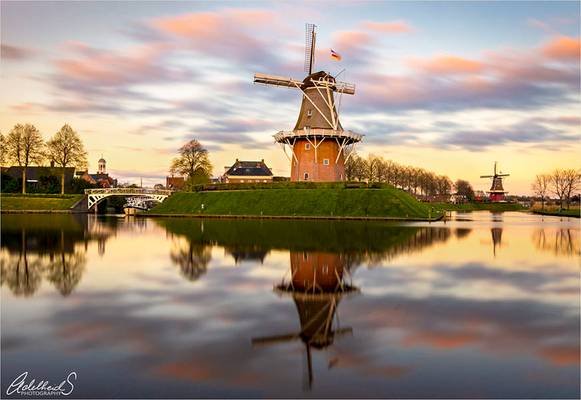 Windmills of Dokkum, Netherlands