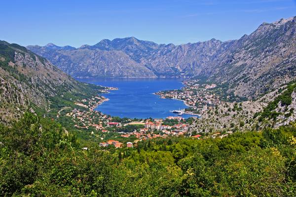 Kotor view from mountains