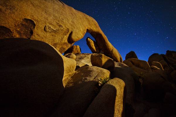 Moonlit Arch Rock