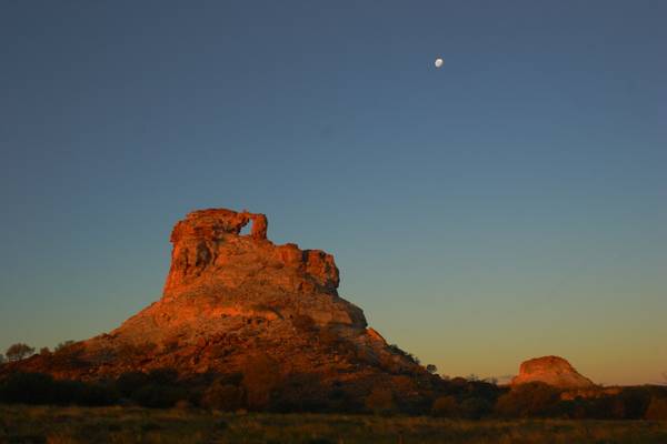 Window Rock at sunset 2