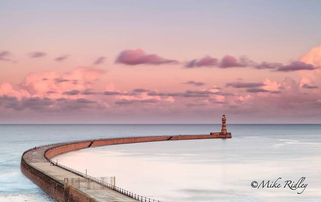 Roker pier sunset