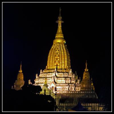 Ananda Temple by night