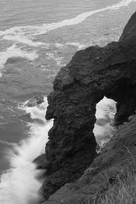 Natural arch at Chordon Point