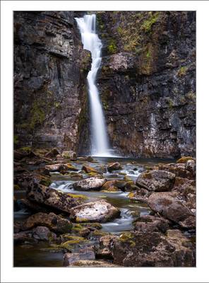 Lealt Waterfall in Scotland