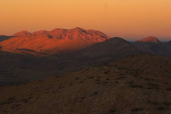 Mount Giles at sunset