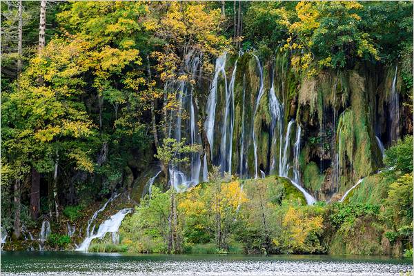 Plitvička jezera. Waterfalls. UNESCO World Heritage