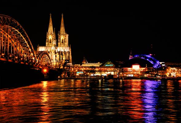 "Cologne Cathedral at Night" Cologne Germany
