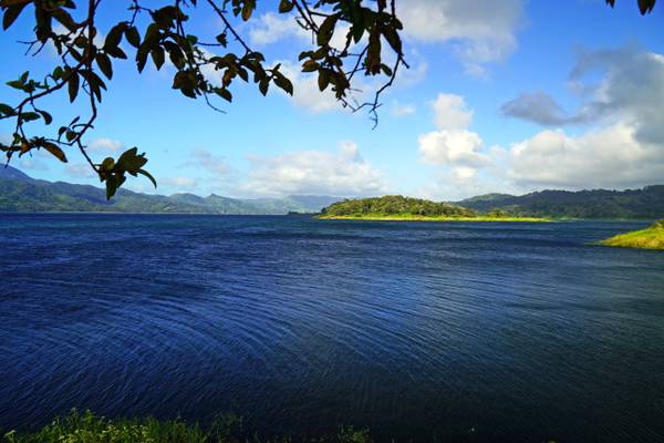 Beautiful day at the Lake Arenal, Costa Rica