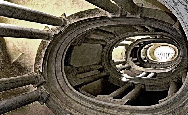 Borromini's staircase, Rome
