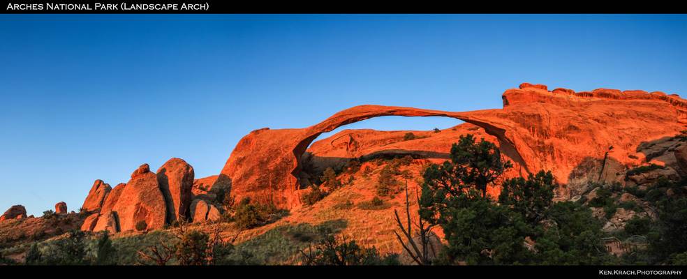 Landscape Arch Panoramic View