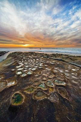 La Jolla Surfers' Sunset