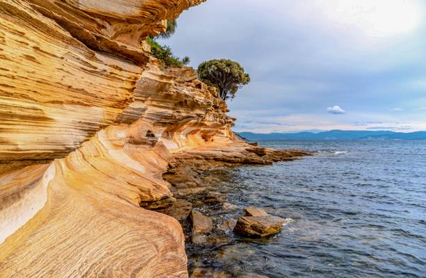 Painted Cliffs - Maria Island, Tasmania