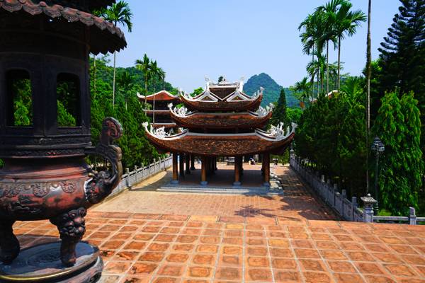 Scenic view from Thien Tru Pagoda, Vietnam