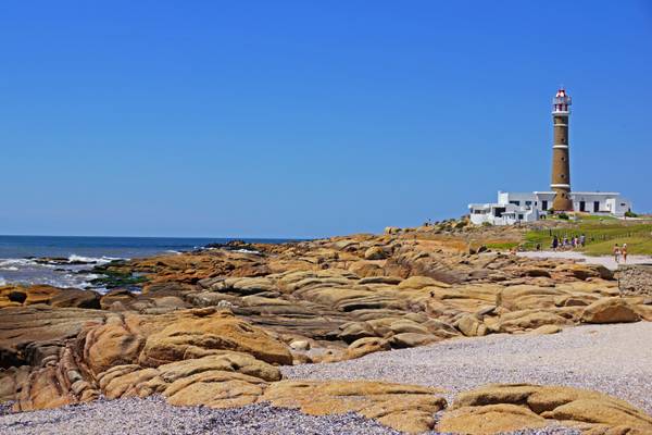Footpath to Cabo Polonio lighthouse, Uruguay