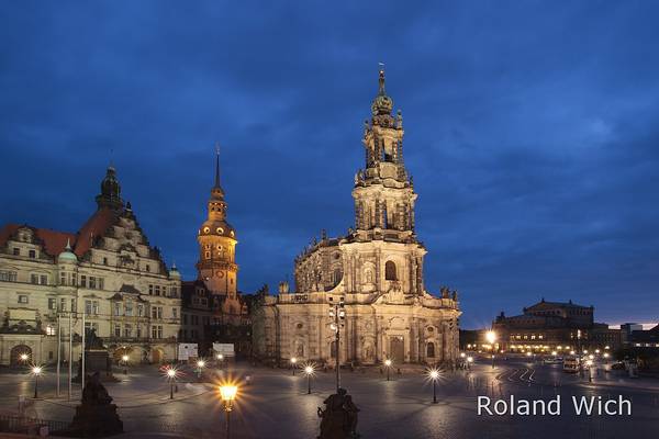 Dresden - Hofkirche und Schloss