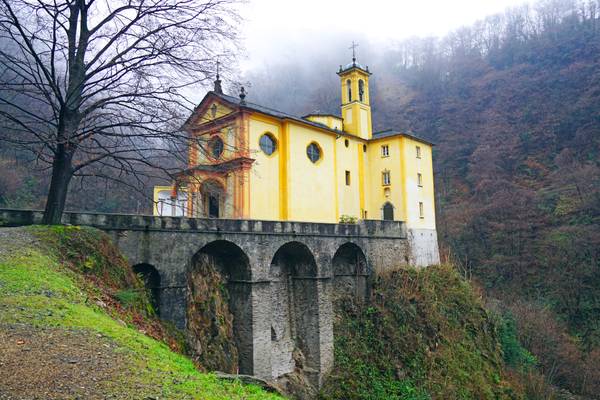 Sacro Monte church, Brissago, Switzerland