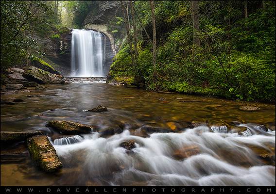 Looking Glass Falls - Blue Ridge Waterfalls Brevard NC