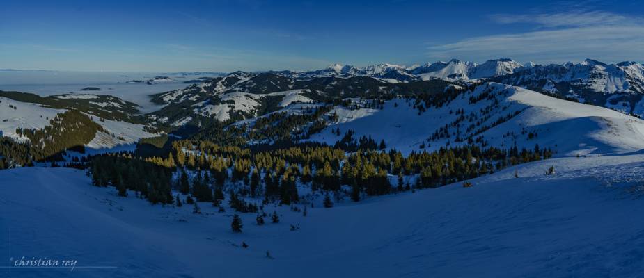 Panorama from the top of "La Berra"