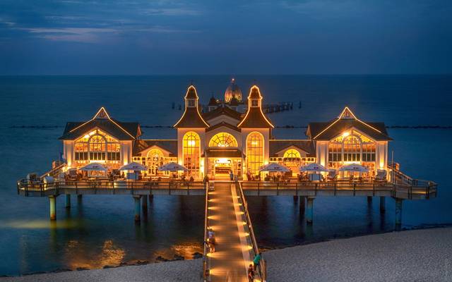 Seebrücke Sellin am Abend [Rügen]