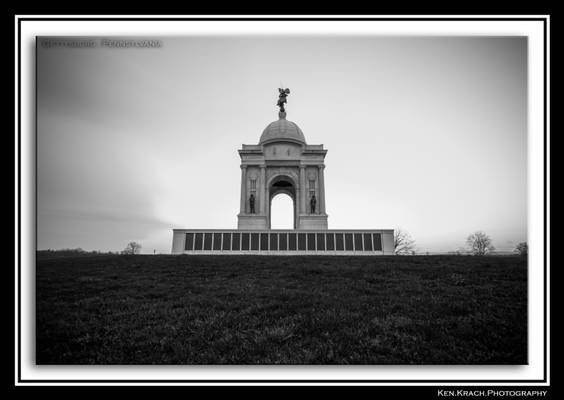 Pennsylvania Monument B&W