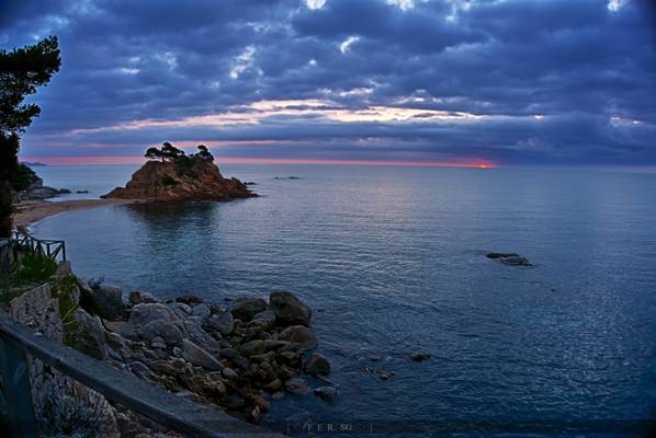 Cloudy sunrise Costa Brava, Catalonia (4) [8:01 h] - Experimentation with new Darktable version 6.2.0. [4]