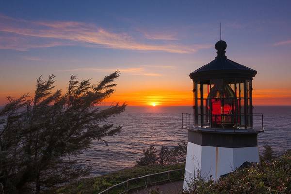 High Dynamics Of A Cape Meares Sunset
