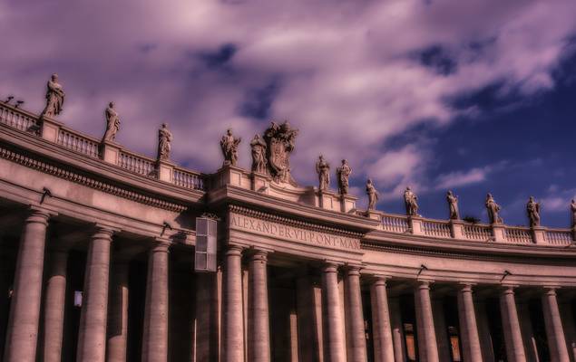 St. Peter's Square detail