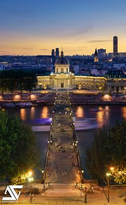 Pont des Arts from Louvre @ Blue Hour
