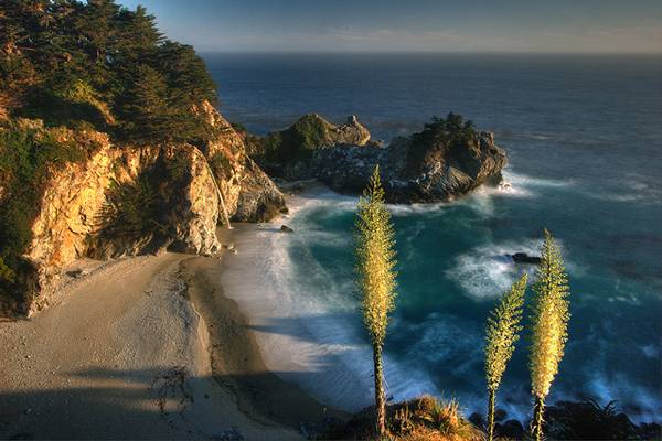 McWay Falls at Sunset