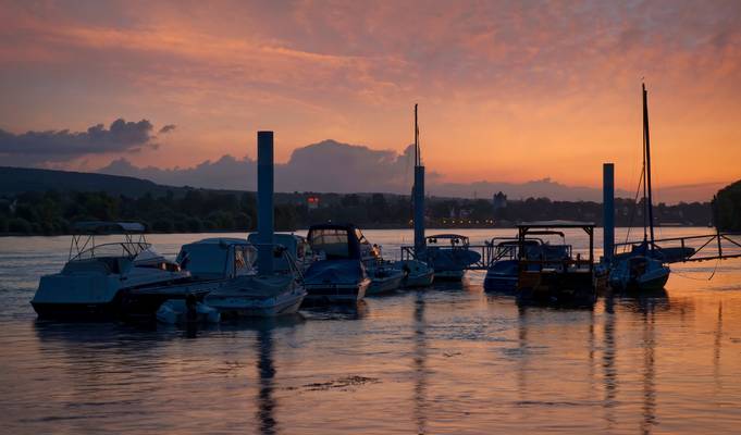 Rhein twilight