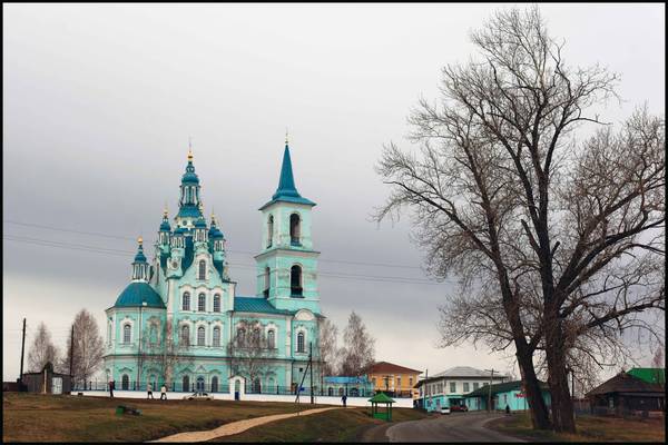 Spaso-Preobrazhensky Church. Nizhnyaya Sinyachiha. Ural. Russia