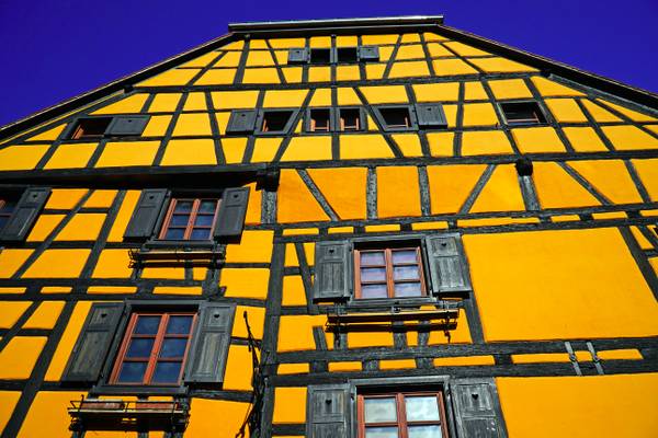 Amazing fachwerk of Riquewihr, Alsace