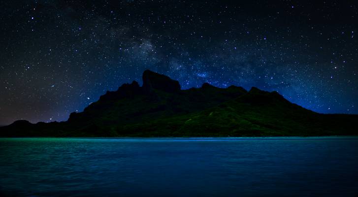 "Star-gazing over Mount Otemanu" Bora Bora French Polynesia