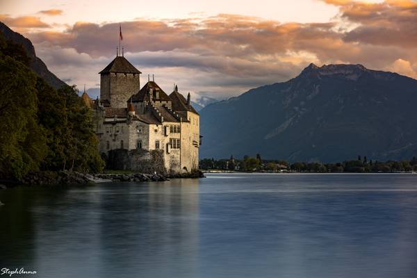 Château de Chillon sunset