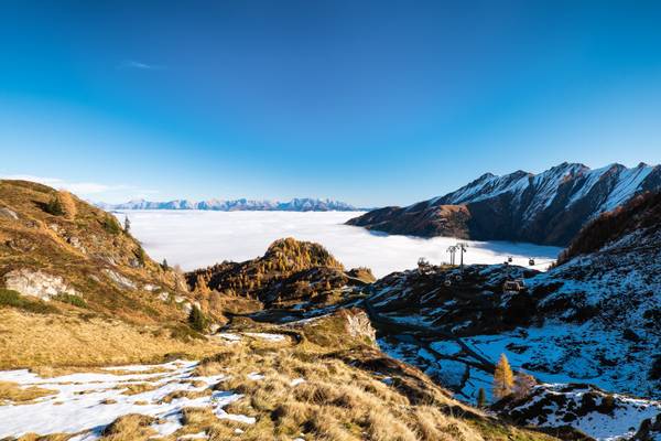 Autumn inversion over the valley