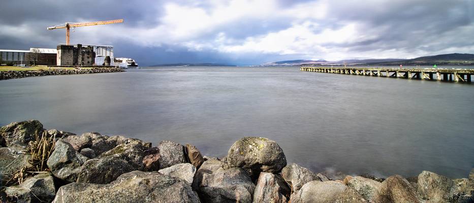 Past and present Port Glasgow.