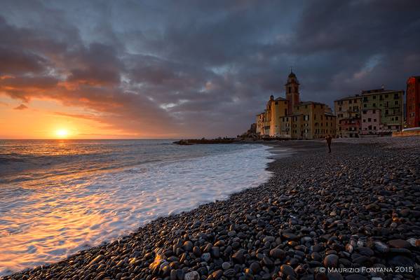 Camogli golden light