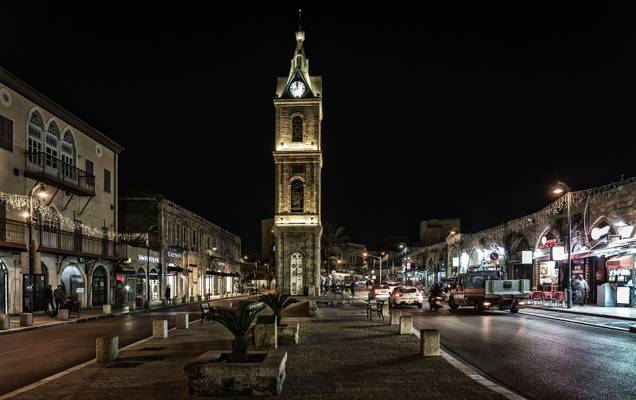 Israel, Tel Aviv, Clock Tower