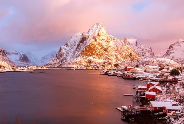 Golden Hour at Reine, Norway