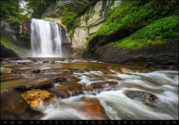 Looking Glass Falls - North Carolina Blue Ridge Waterfalls WNC