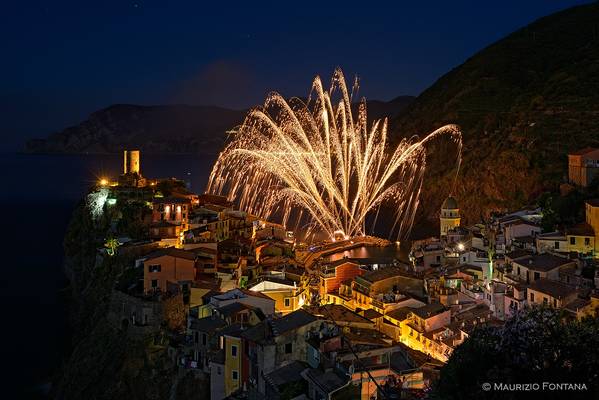 Vernazza fireworks
