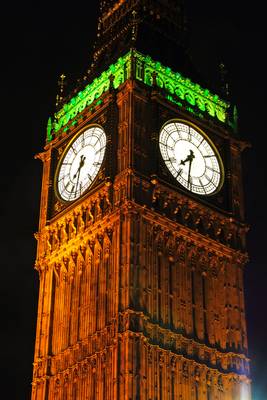 London by night. The Big Ben