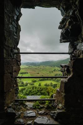 View from Harlech Castle, Gwynedd, North Wales